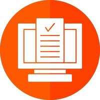 Desktop Computer Vector Icon Design