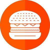 Beef Burger Vector Icon Design