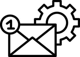 diseño de icono de vector de correo electrónico