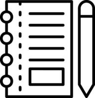 Notepad Vector Icon Design