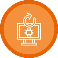 Hardware Upgrade Vector Icon Design