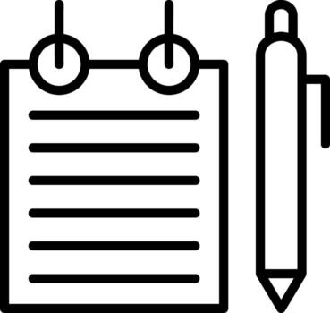 bloc vector icono diseño