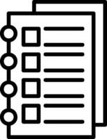 List Vector Icon Design