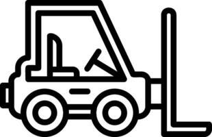 Forklift Vector Icon Design