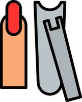 Nail Clippers Vector Icon Design