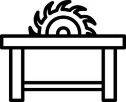 Sawmill Vector Icon Design