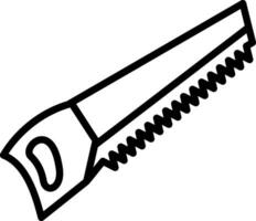 Hand saw Vector Icon Design