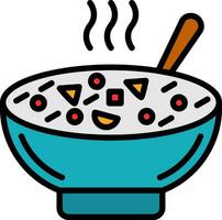 Minestrone Soup Vector Icon Design