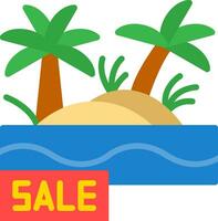 Sale Oasis Vector Icon Design