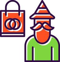 Shopping Wizard Vector Icon Design