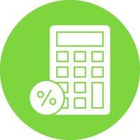 Discount Calculator Vector Icon Design