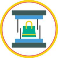 Shopping Teleporter Vector Icon Design