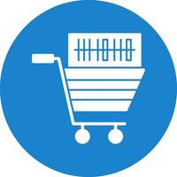 Shopping Barcode Vector Icon Design