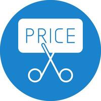 Price Slash Vector Icon Design