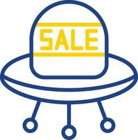 Sale UFO Vector Icon Design