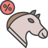 Discounted Unicorn Vector Icon Design