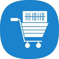 Shopping Barcode Vector Icon Design