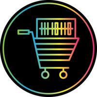 Shopping Barcode Vector Icon Design