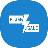 Flash Sale Lightning Vector Icon Design