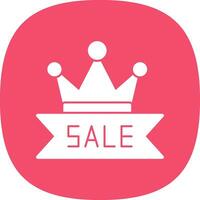 Sale Crown Vector Icon Design