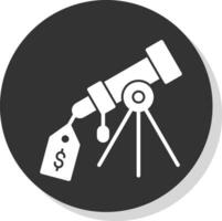 Price Tag Telescope Vector Icon Design