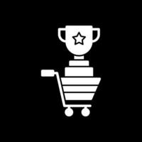 Shopping Contest Trophy Vector Icon Design