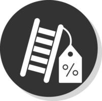 Discount Ladder Vector Icon Design