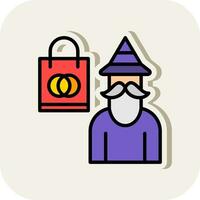 Shopping Wizard Vector Icon Design