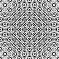 Black and white seamless pattern texture. Greyscale ornamental graphic design. Mosaic ornaments. Pattern template. vector