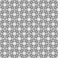 Black and white seamless pattern texture. Greyscale ornamental graphic design. Mosaic ornaments. Pattern template. vector