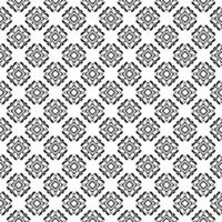 Black and white seamless pattern texture. Greyscale ornamental graphic design. Mosaic ornaments. Pattern template. vector