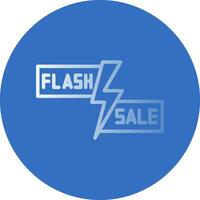 Flash Sale Lightning Vector Icon Design