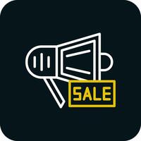 Sale Megaphone Vector Icon Design