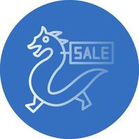 Sale Dragon Vector Icon Design