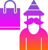 Shopping Wizard Vector Icon Design