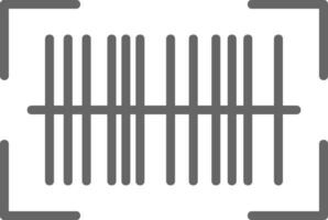 Shopping Barcode Scanner Vector Icon Design