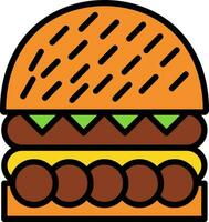 BLT Sandwich Vector Icon Design