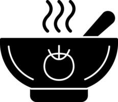 Tomato Soup Vector Icon Design