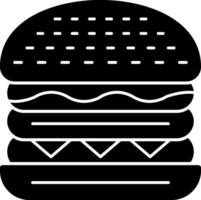 hamburguesa con queso vector icono diseño