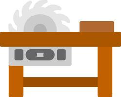 Saw machine Vector Icon Design