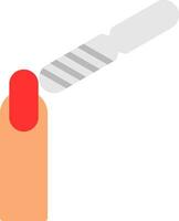 Nail Buffer Vector Icon Design