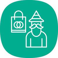 Shopping Wizard Vector Icon Design