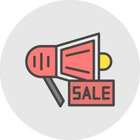 Sale Megaphone Vector Icon Design