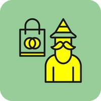 Shopping Wizard Vector Icon Design