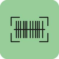 Shopping Barcode Scanner Vector Icon Design