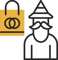 Shopping Wizard Vector Icon Design