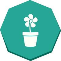 Flower Pot Vector Icon