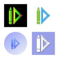 Set Square Vector Icon