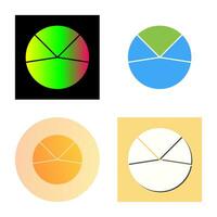 Pie Chart Analysis Vector Icon