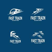 Fast Train icon Logo Vector Template